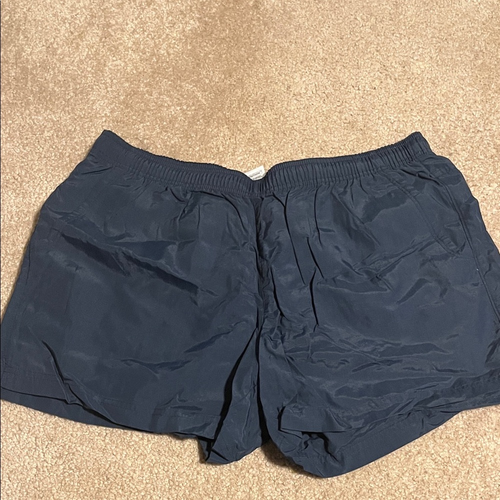 Women's Navy Athletic Shorts